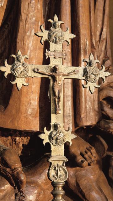 Detail of Crucifix in St Michael Chapel