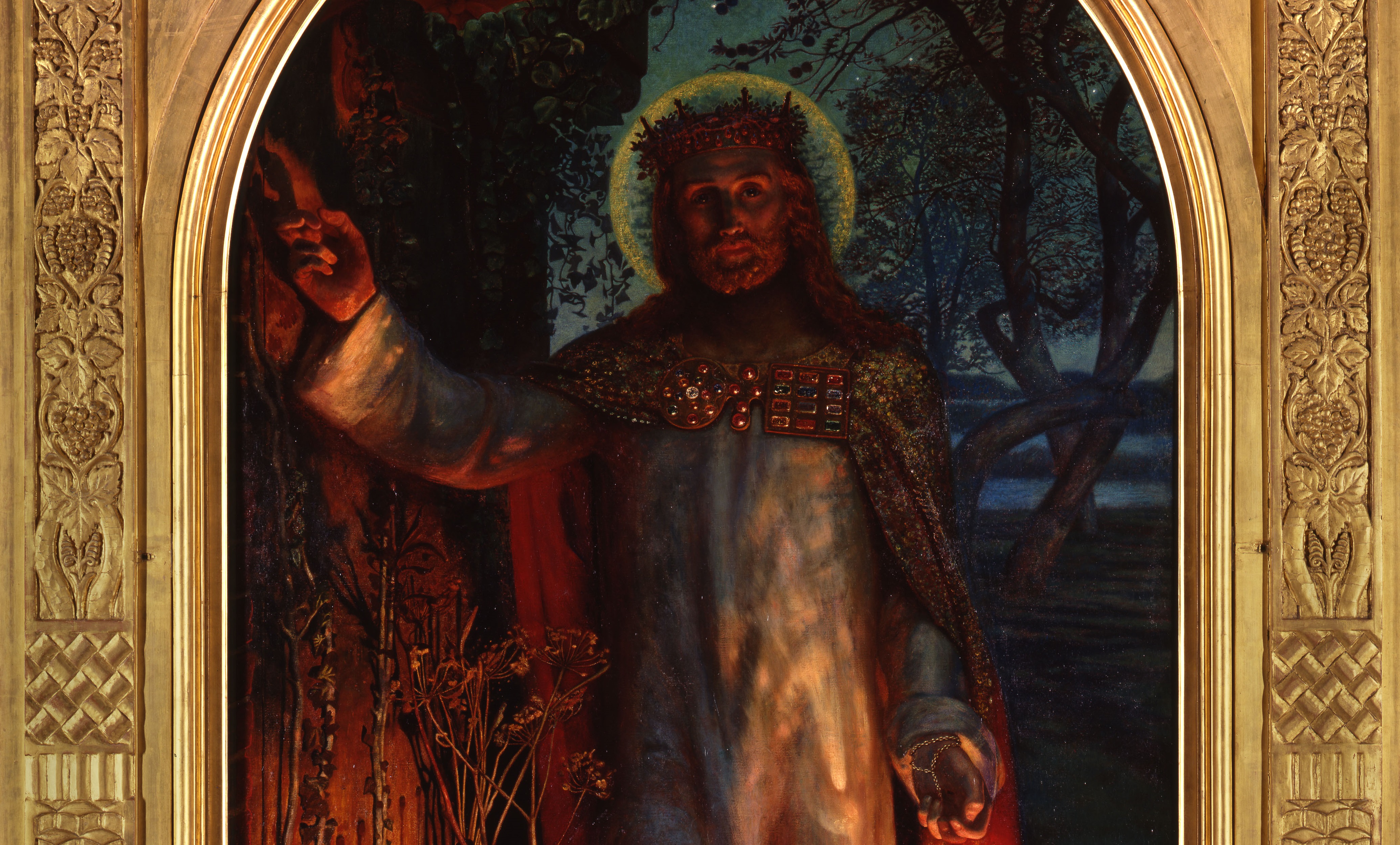 An image of the L:ight of the World painting by William Holman-Hunt in the cathedral