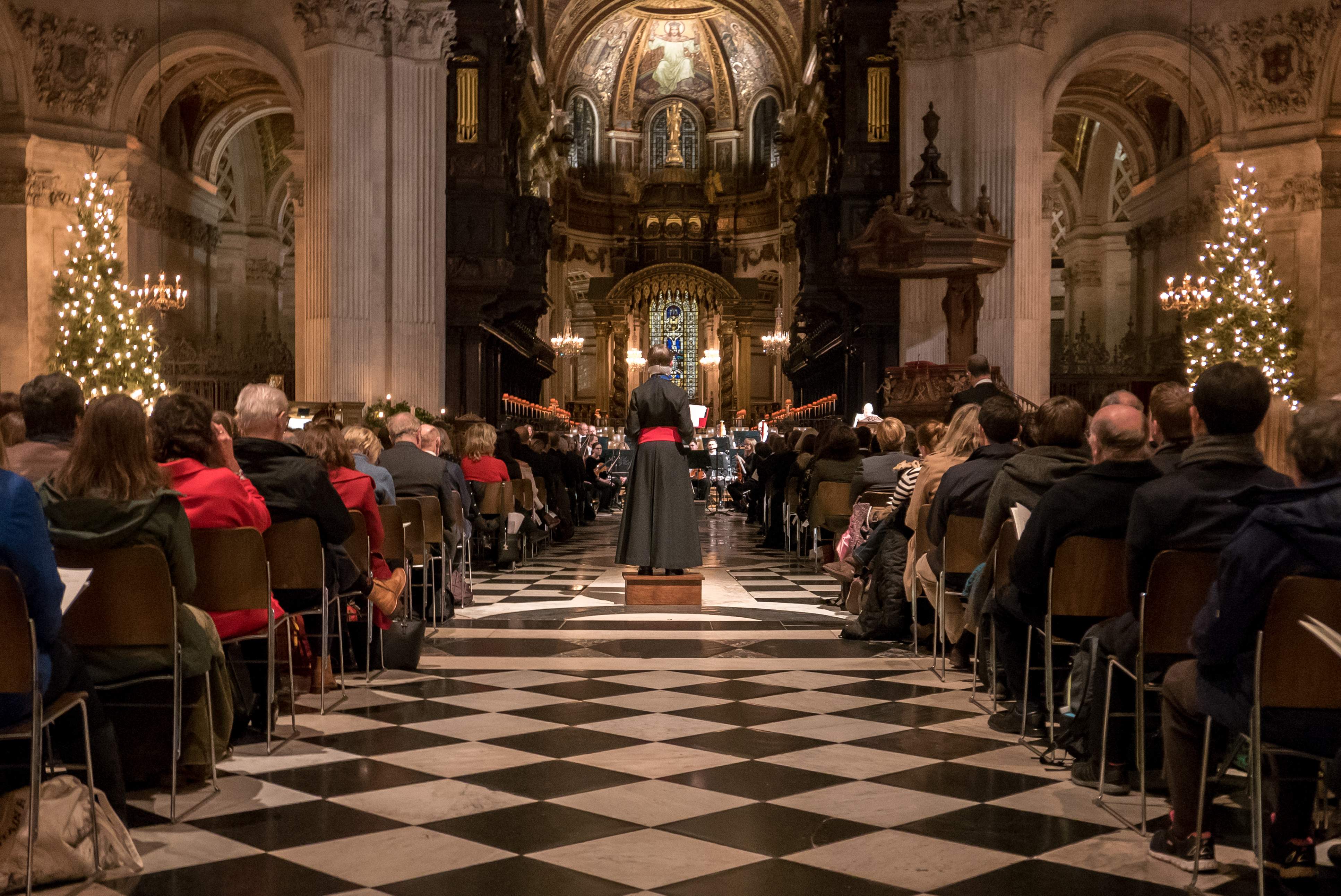 A Chorister performs at our Christmas concert, A Celebration of Christmas