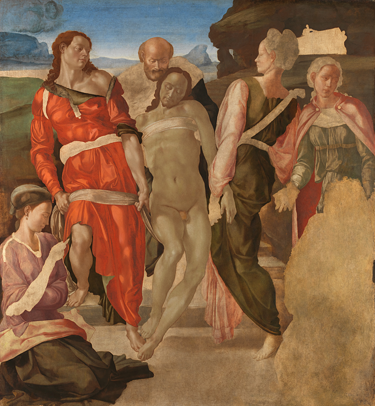 An image of Michelangelo's The Entombment