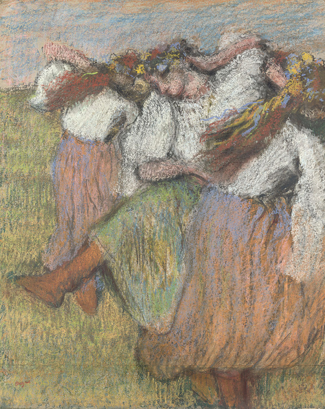 An image of Degas' Ukrainian Dancers
