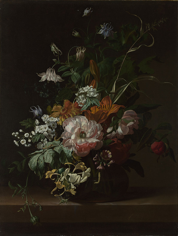 An image of Rachel Ruysch's Flowers in a Vase