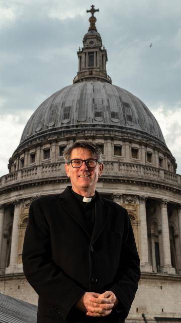 The new Dean of St Paul's, the Very Reverend Andrew Tremlett
