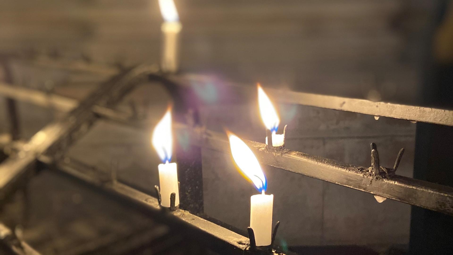 candle stand for prayer worship