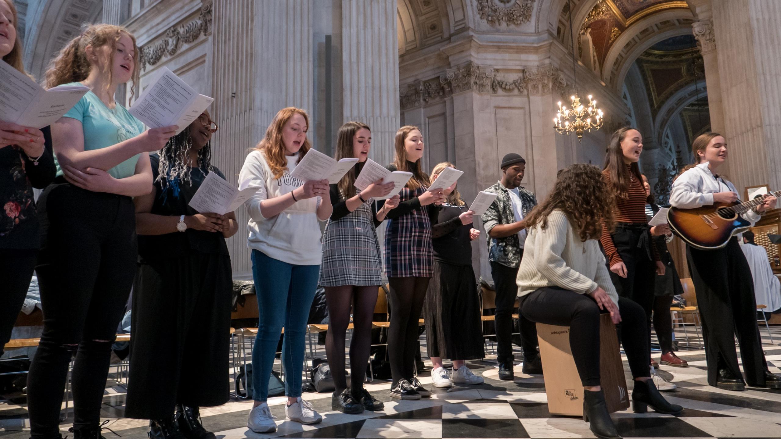 dionesean youth mass singing choir