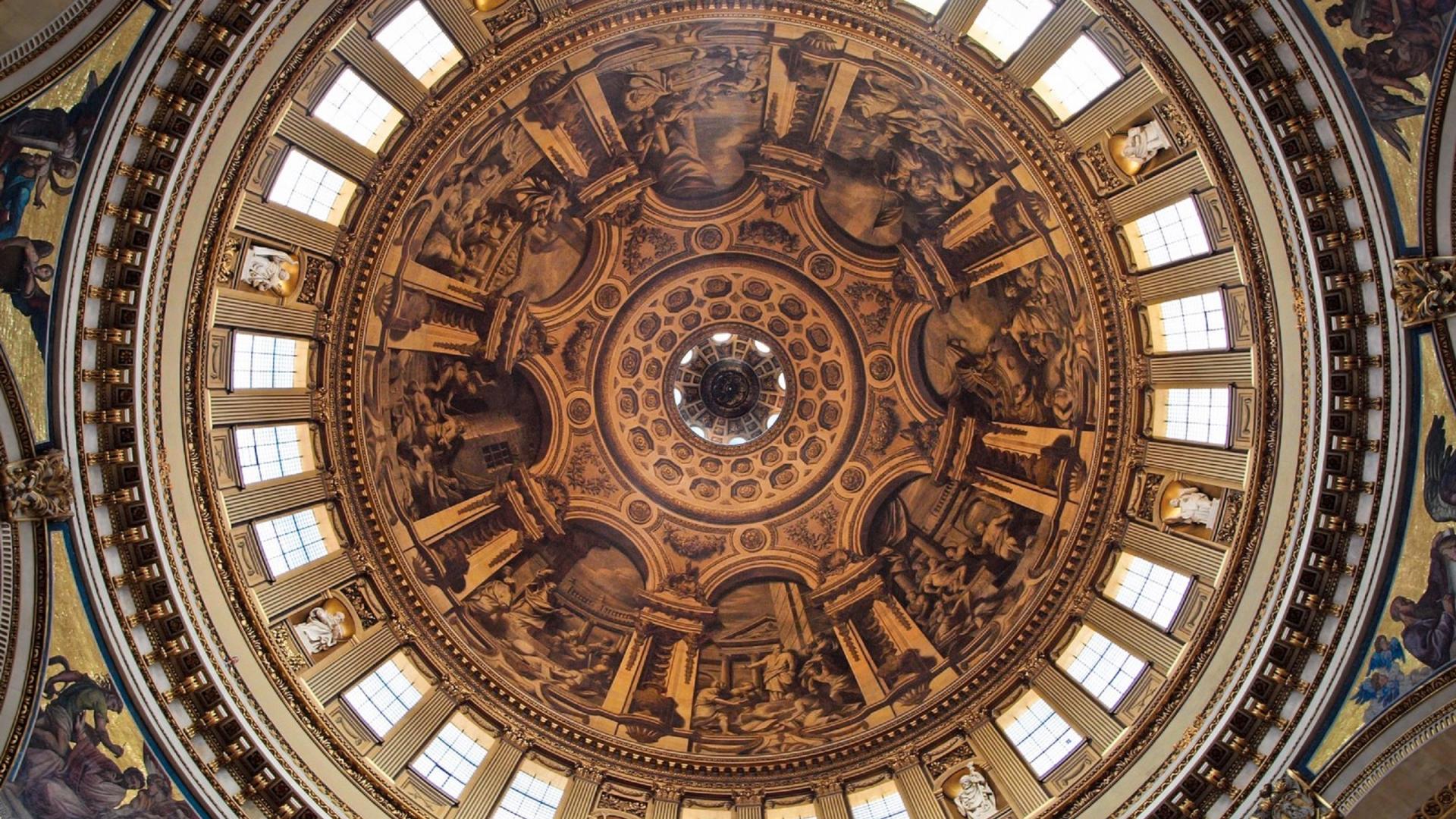 interior dome ceiling windows light