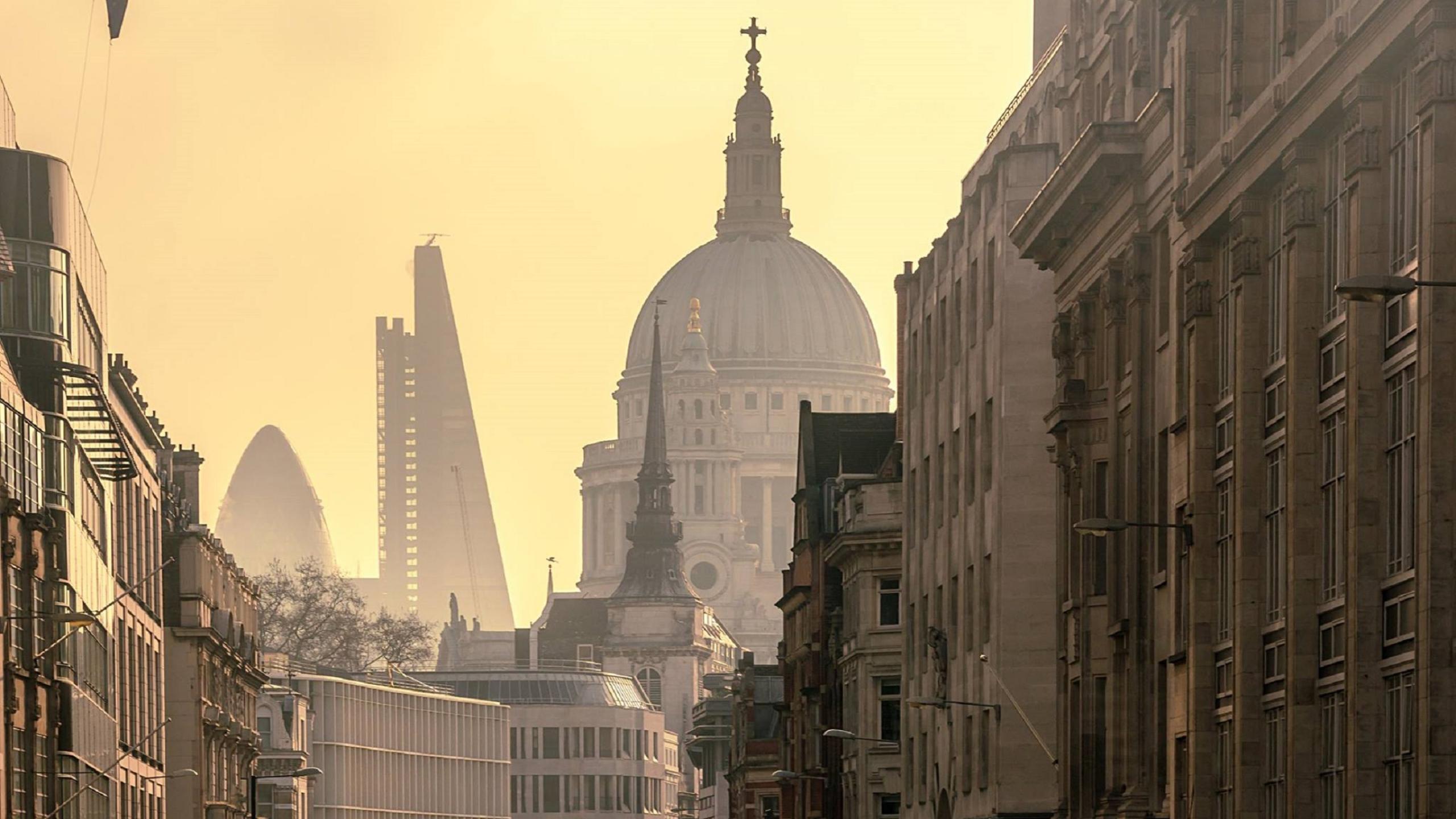 morning sunrise outside dome sky