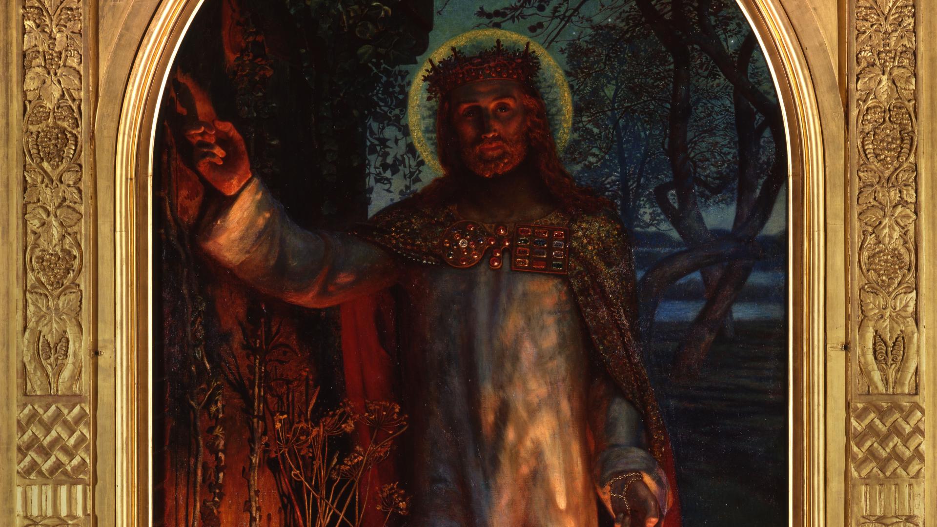 An image of the L:ight of the World painting by William Holman-Hunt in the cathedral