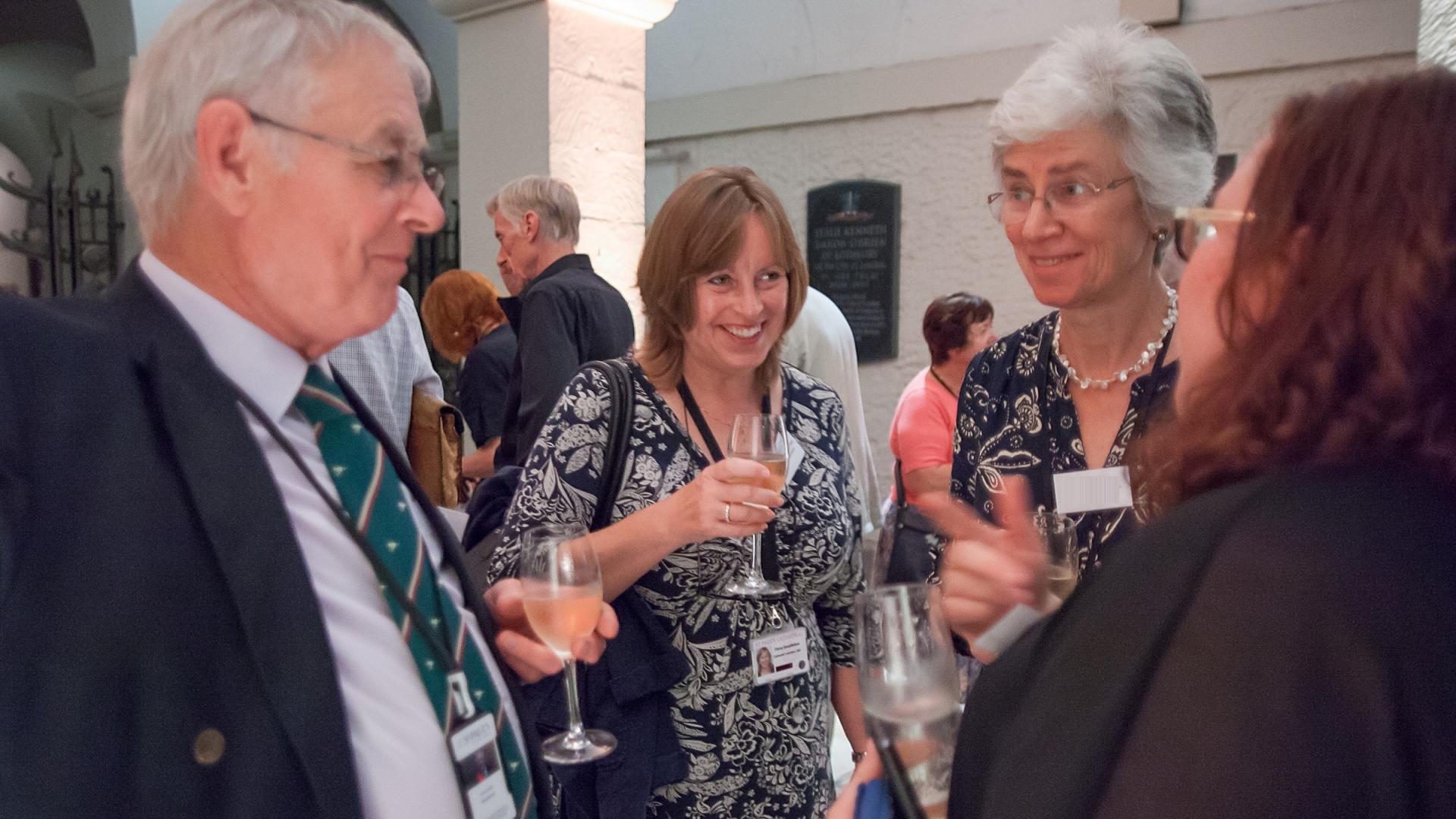 group of volunteers smiling