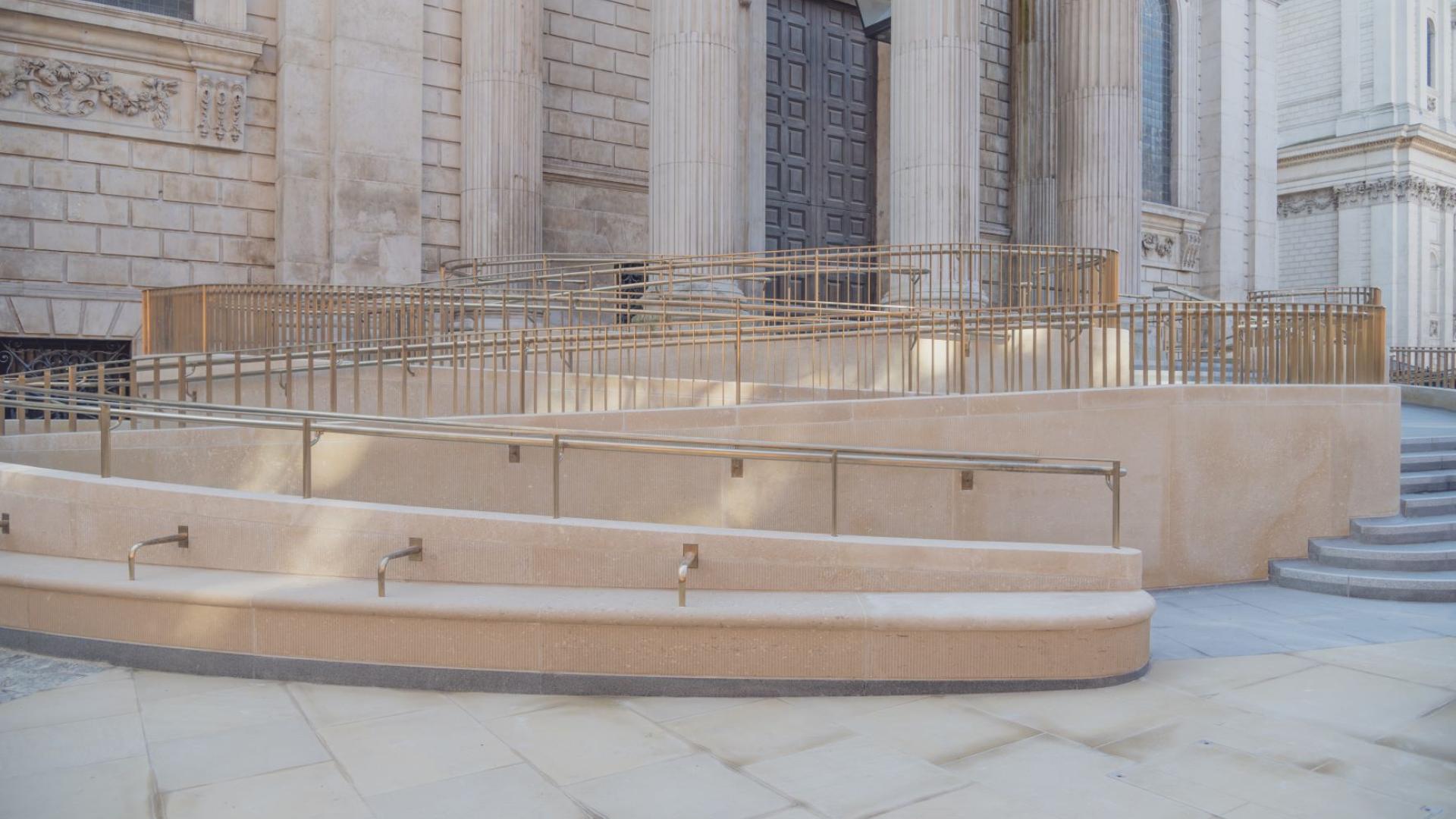 Detail of equal access entrance at North Transept 