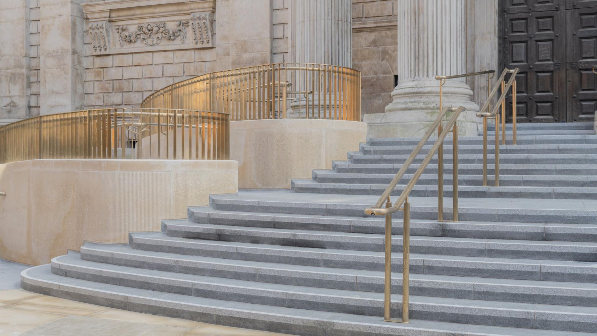 Close up of Equal Access entrance at St Paul's