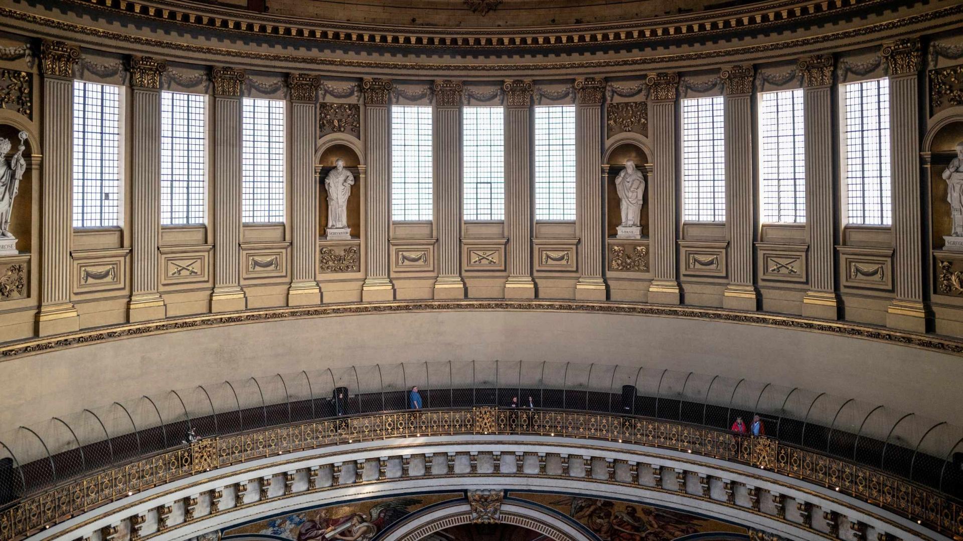 View looking at the Whispering Gallery