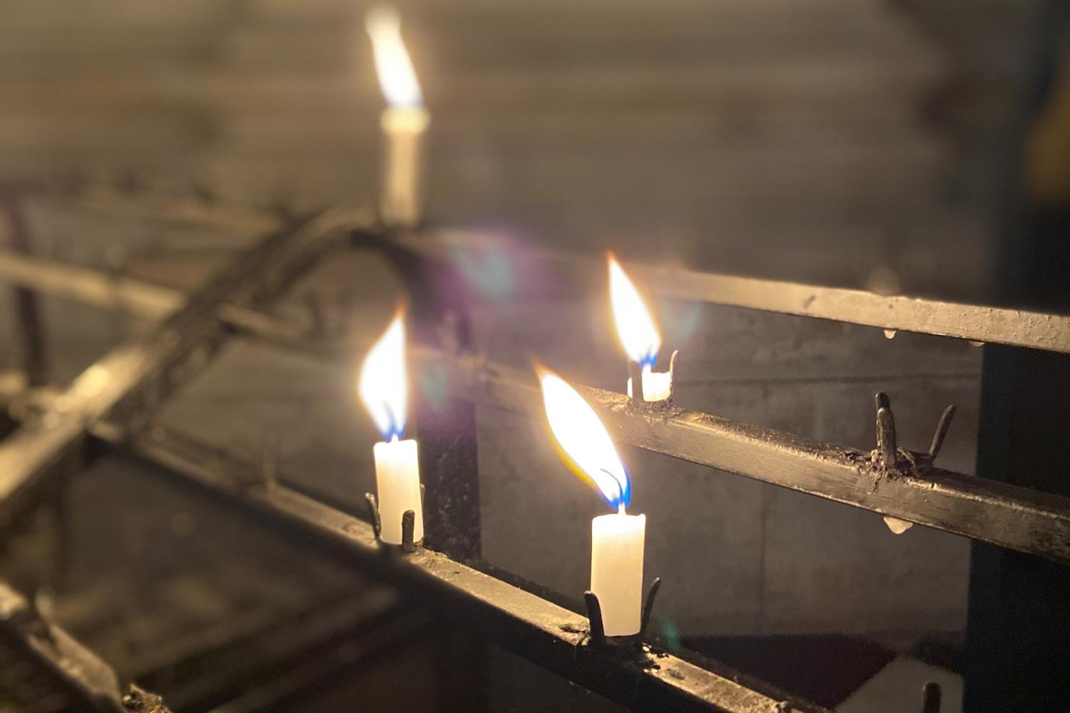 candle stand for prayer worship