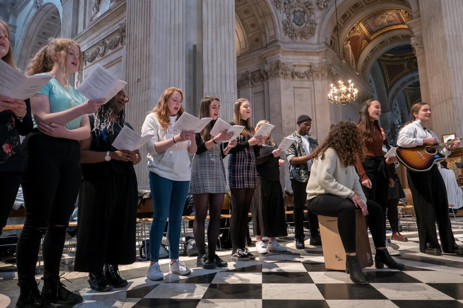 dionesean youth mass singing choir