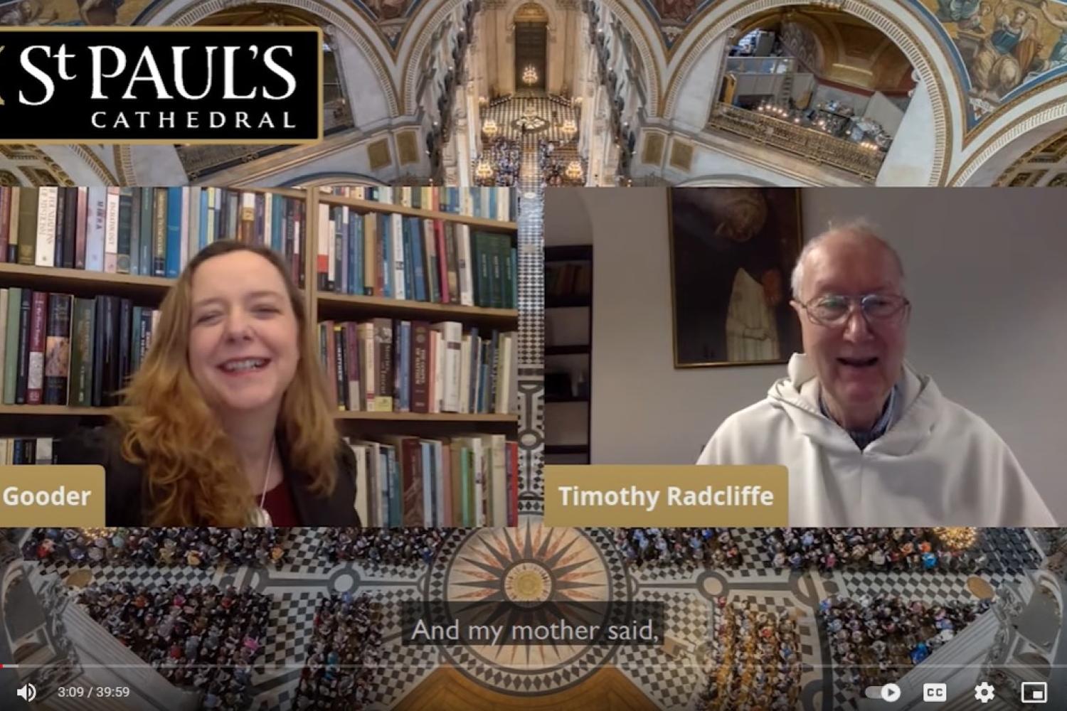 Paula Gooder and Timothy Radcliffe in an online discussion