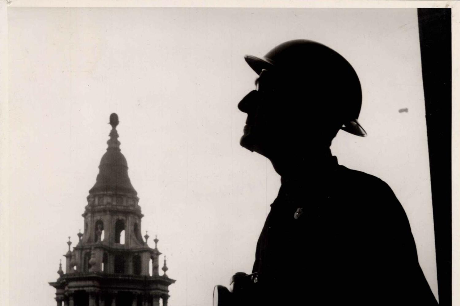 Portrait of Godfrey Allen, Surveyor to the Fabric between 1931 and 1956, taken during the Second World War