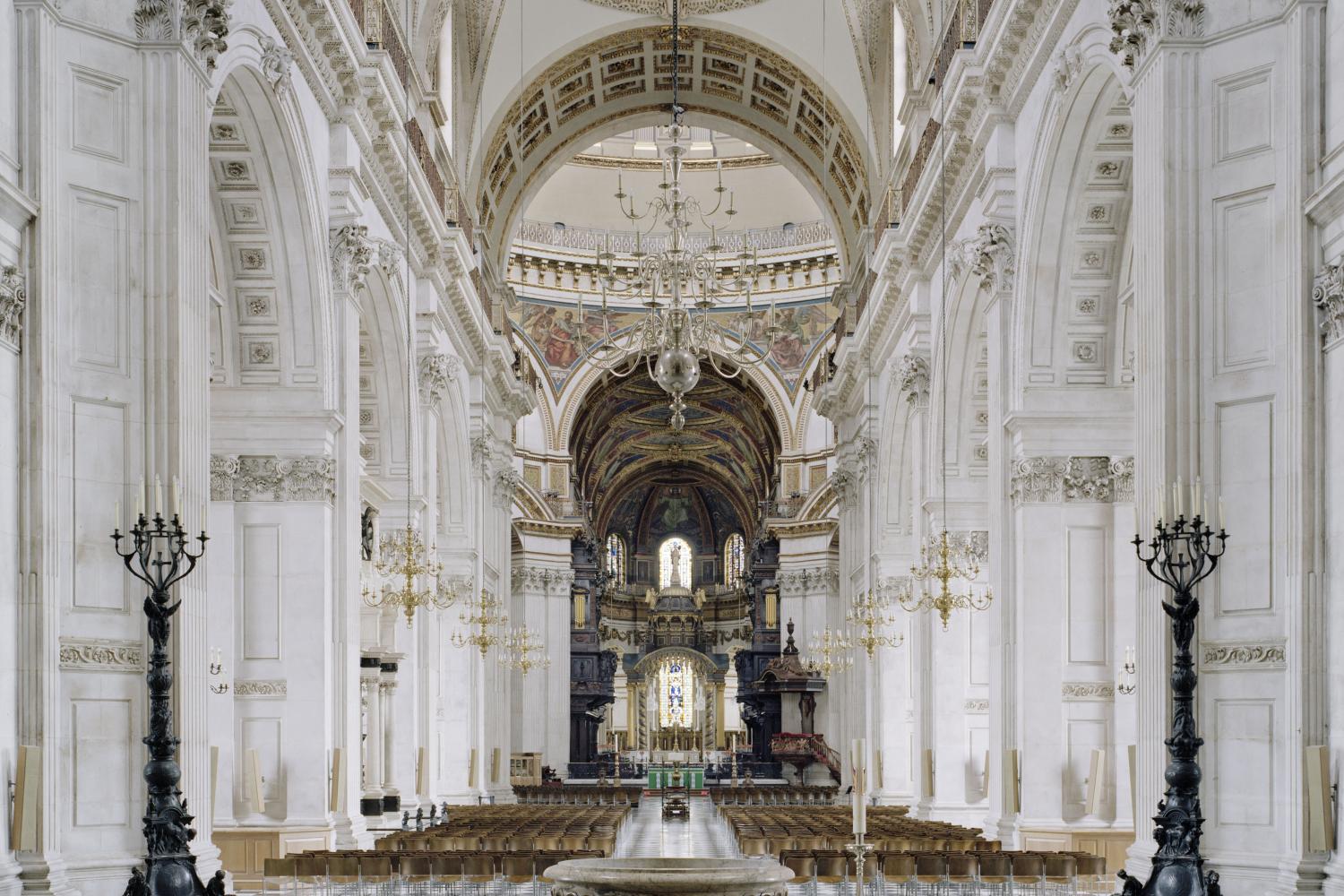 A view down the Cathedral's Nave