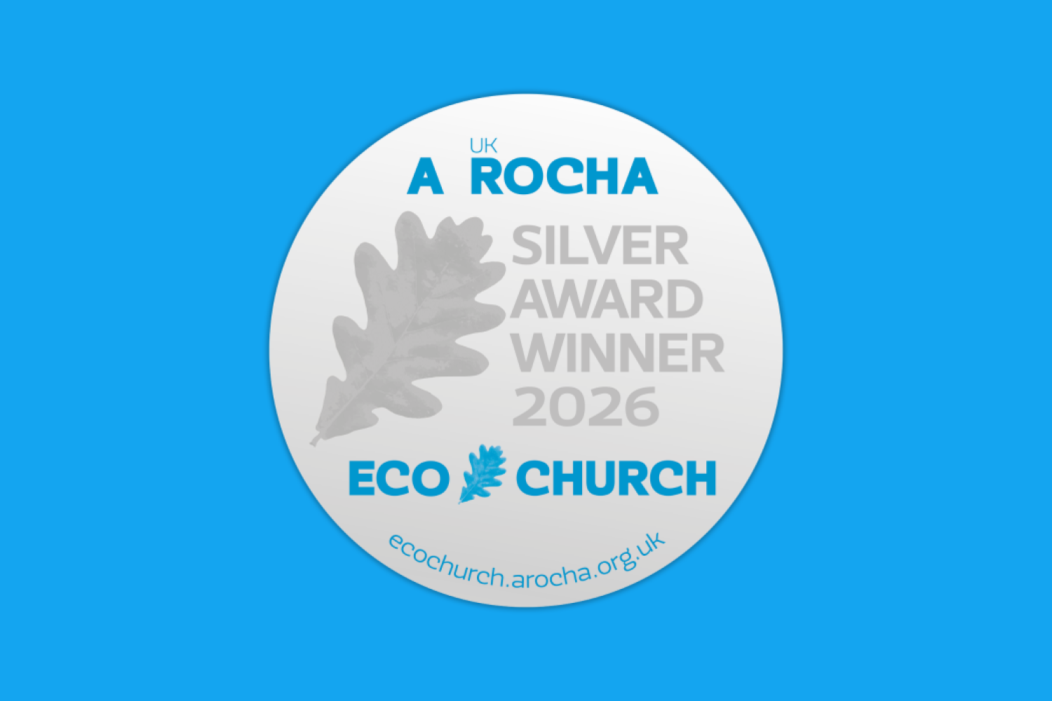 Eco church silver award badge