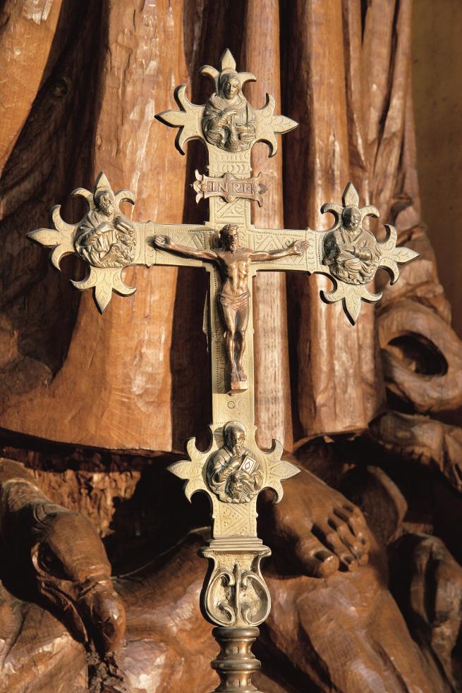 Detail of Crucifix in St Michael Chapel