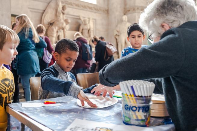 children messy cathedral school activity arts crafts