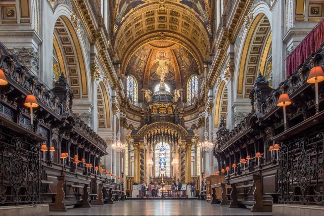 Image of Quire and mosaics at St Paul's