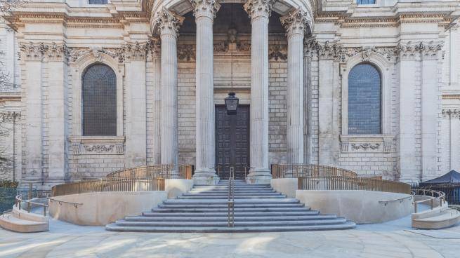 Equal access entrance at North Transept