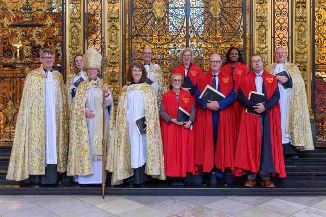 New Chapter members installed at St Paul's Cathedral in 2023.