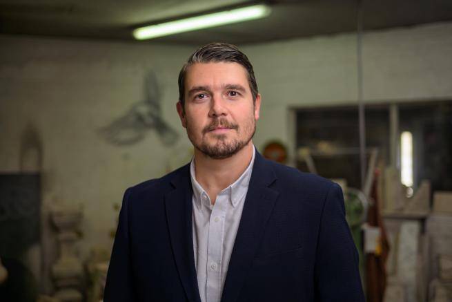 Headshot of Sam Dove, Senior Facilities Manager.