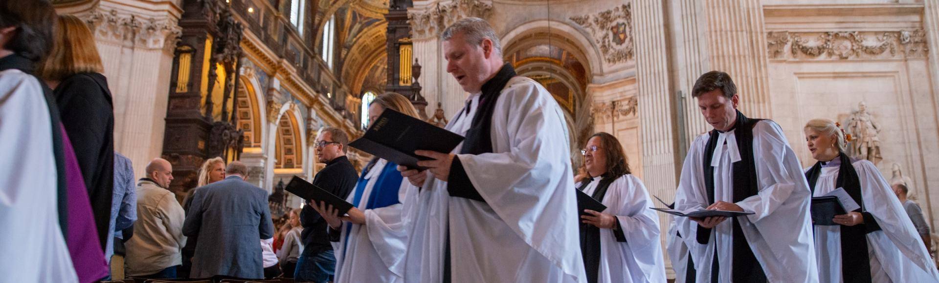 procession at service