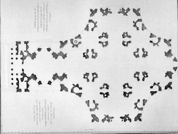 Fig. 2. Engraved plan of the Great Model from the 1720s