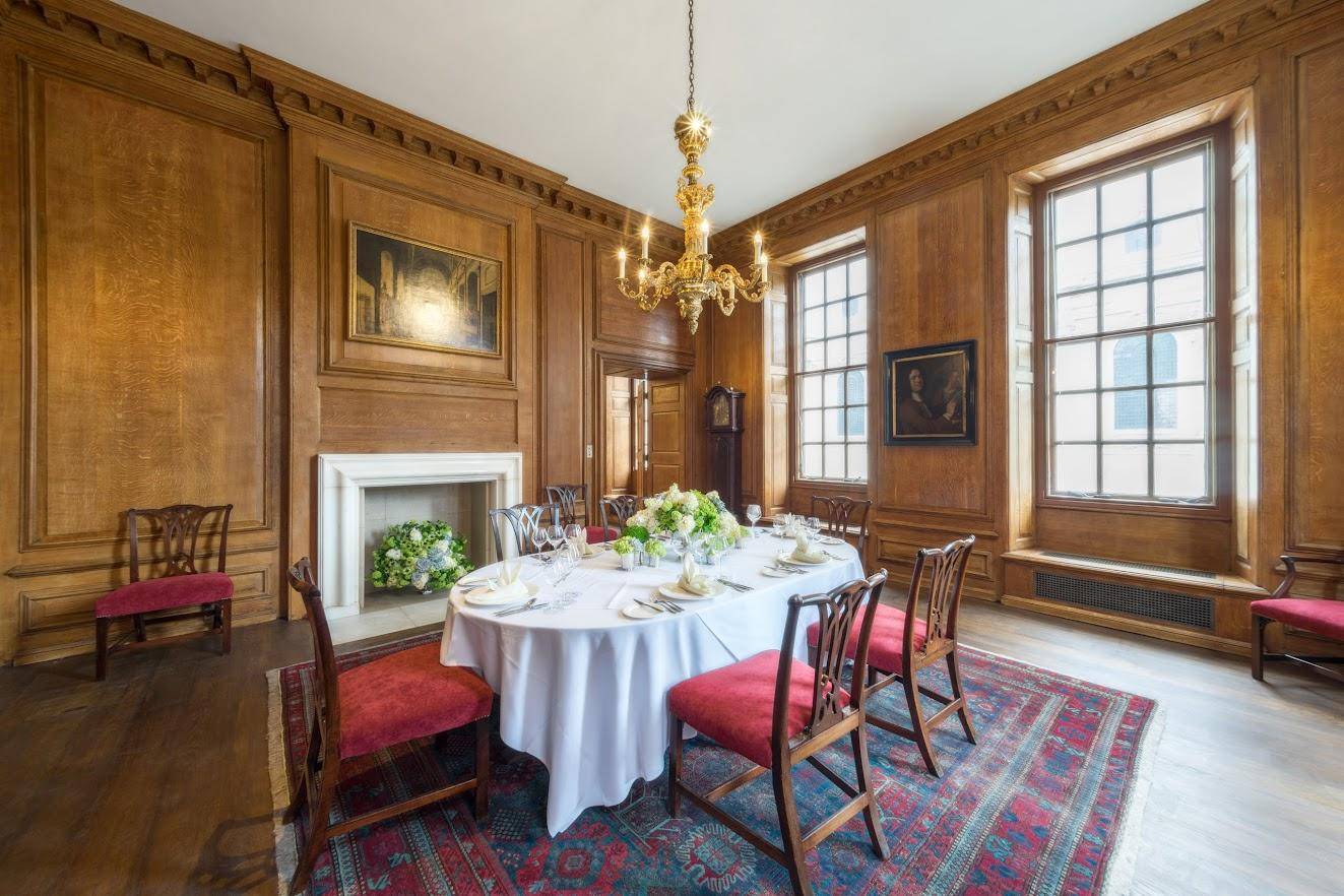 Small Chapter room set up for a corporate event lunch