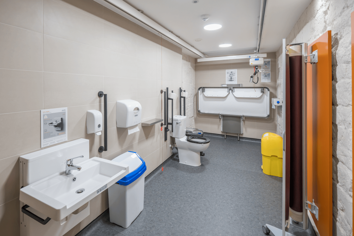 Interior of the Changing Places toilet