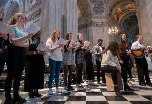 dionesean youth mass singing choir