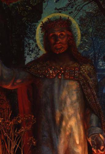 An image of the L:ight of the World painting by William Holman-Hunt in the cathedral