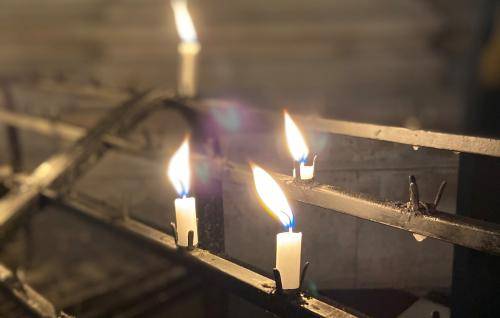 candle stand for prayer worship