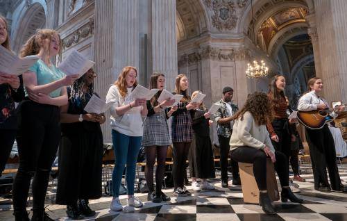 dionesean youth mass singing choir