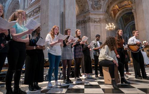 dionesean youth mass singing choir