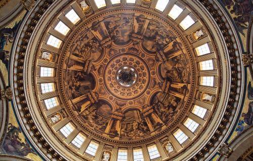 interior dome ceiling windows light