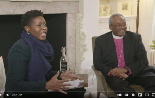 Liz Adekunle and Michael Curry in conversation at St Paul's Cathedral
