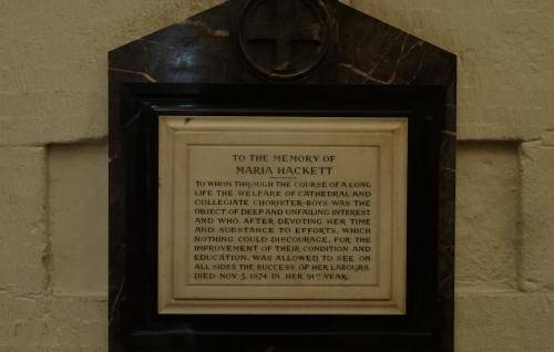 Maria Hackett Memorial