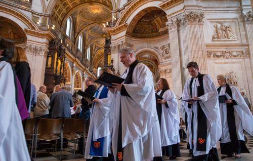 procession at service