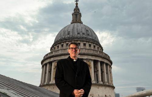 The new Dean of St Paul's, the Very Reverend Andrew Tremlett