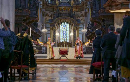 Installation of Dean of St Paul's the Very Revd Andrew Tremlett