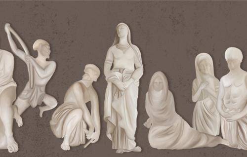 Illustrations of some of the monuments at St Paul's