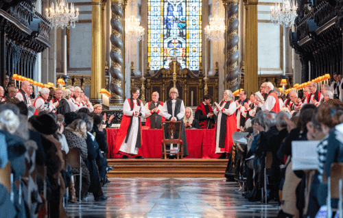 Archbishop Sarah is applauded by bishops at the High Altar
