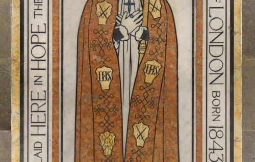 Bishop Mandell Creighton's tombstone.