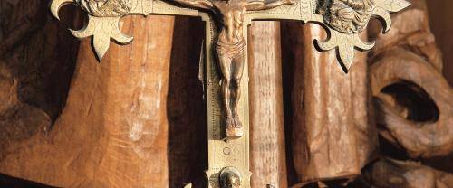 Detail of Crucifix in St Michael Chapel
