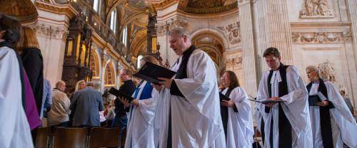 procession at service