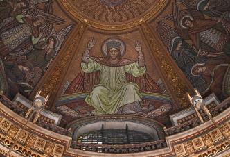 Quire mosaic, 'The Risen Christ in Glory', by William Blake Richmond, 1891-1904 (Ref. No. 8466)